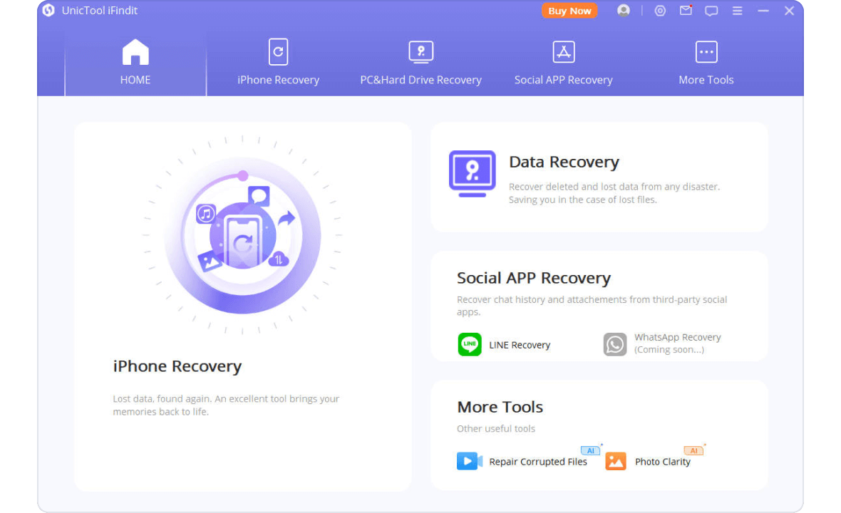 download iFindit data recovery software to do data backup.