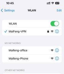 check wifi connection