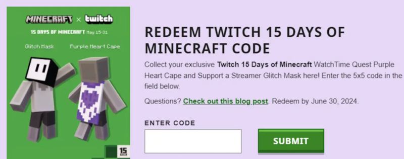 claim minecraft twitch cape