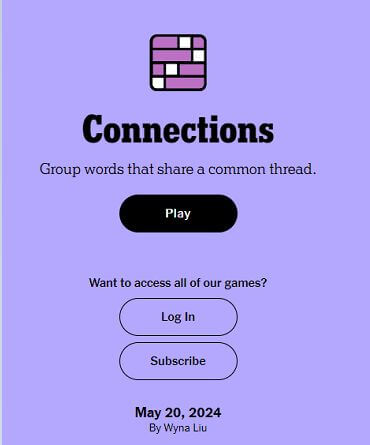 connections game