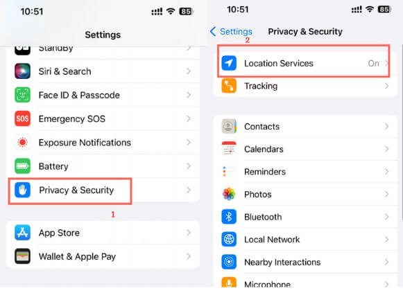 enable location services to fix find my friends location not updating