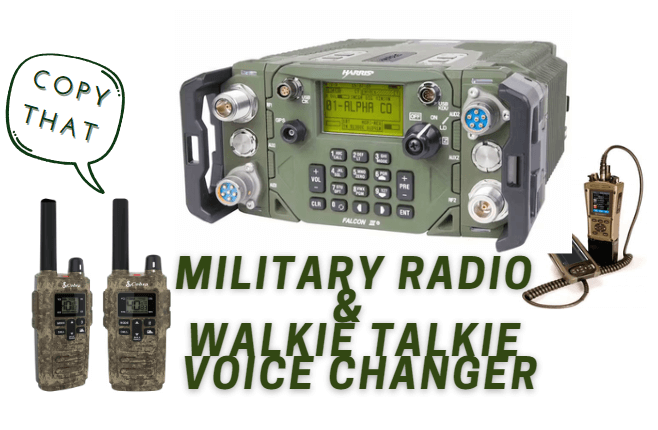 military radio voice changer