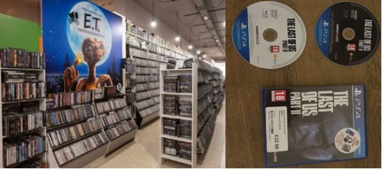 physical media and game rentals