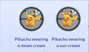 pickachu with sun and moon