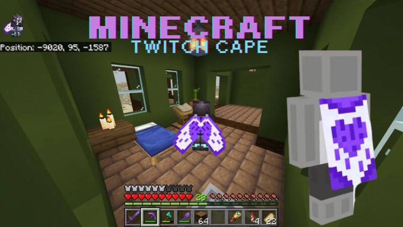 purple heart twitch cape minecraft