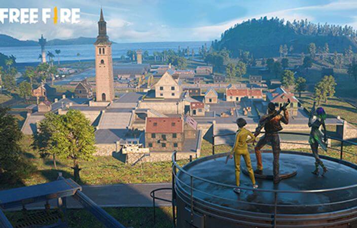 richesdt root like clock tower in free fire
