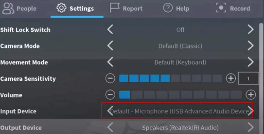 roblox Voice Setting