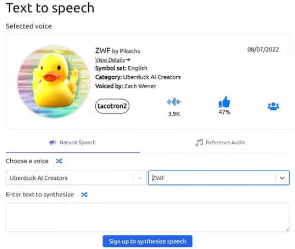 Uberduck AI