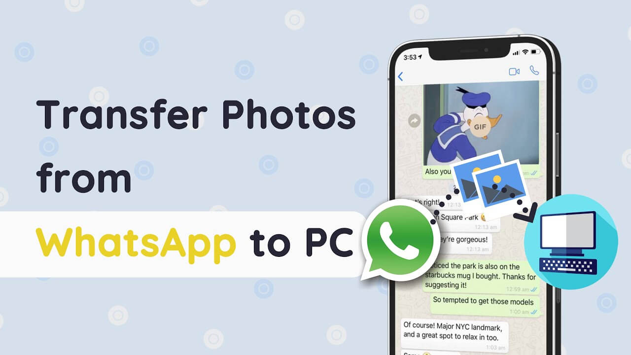 transfer whatsapp photos to pc