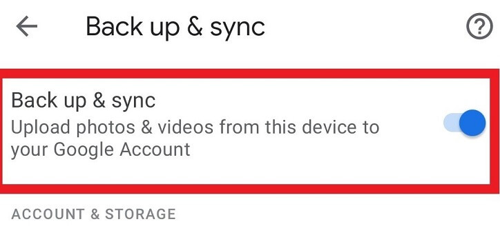 backup sync to google drive