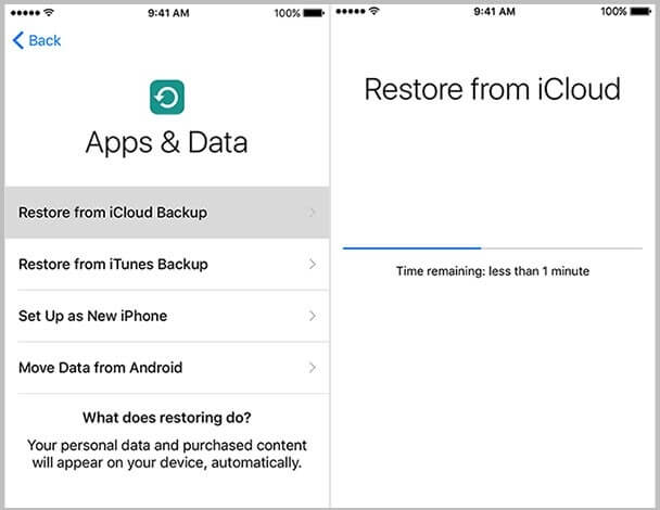 change phones without losing WhatsApp data via icloud 4