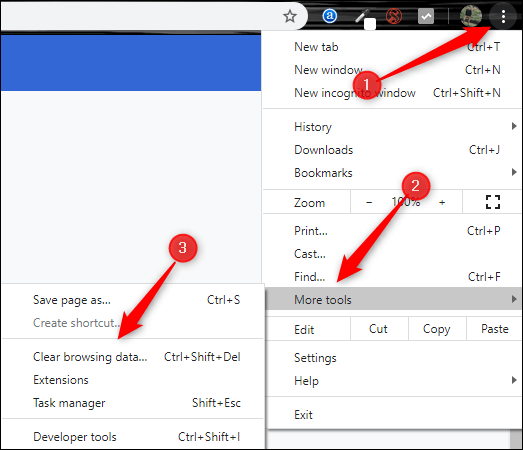 clear cookies in google chrome
