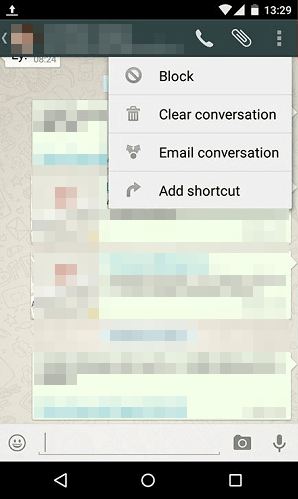 use email to transfer whatsapp message from android to iphone