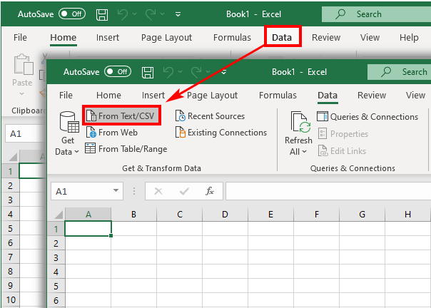 Эксель в csv. Excel Import CSV.