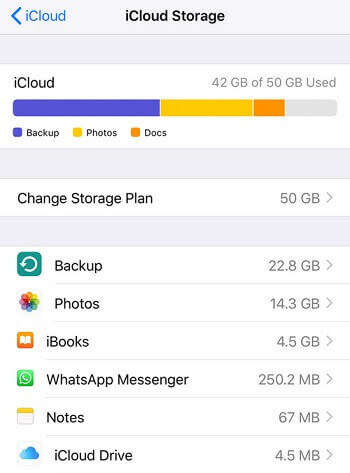 Free up iPhone storage