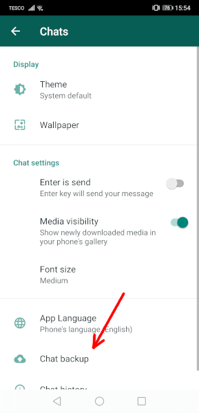 How to Backup WhatsApp