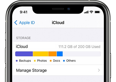 iCloud storage