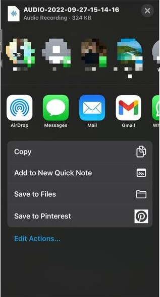 Save to File iOS