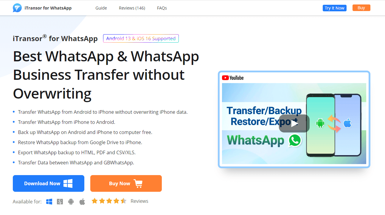 iTransor for WhatsApp