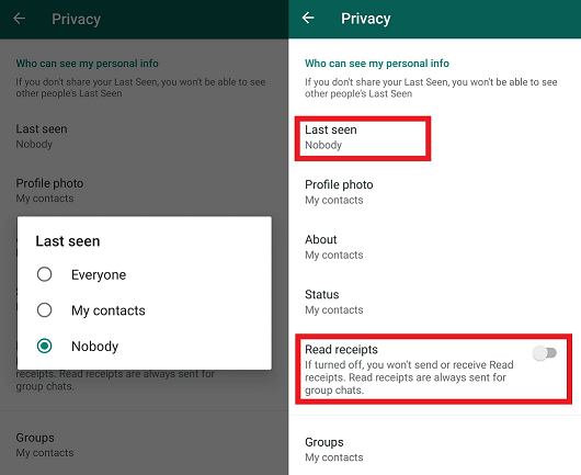 How to Hide Online Status in GBWhatsApp Android