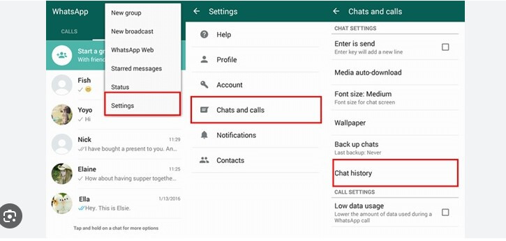 restore whatsapp chat history