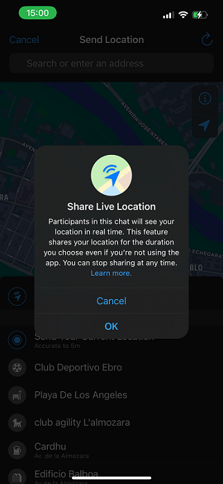 Share Location on WhatsApp 01