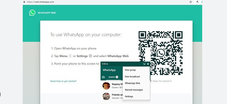 using whatsapp web to spy on whatsapp