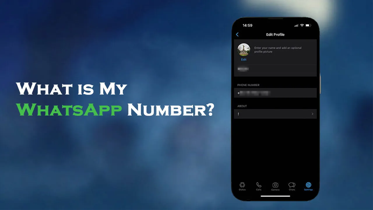 how to view my phone number on whatsapp