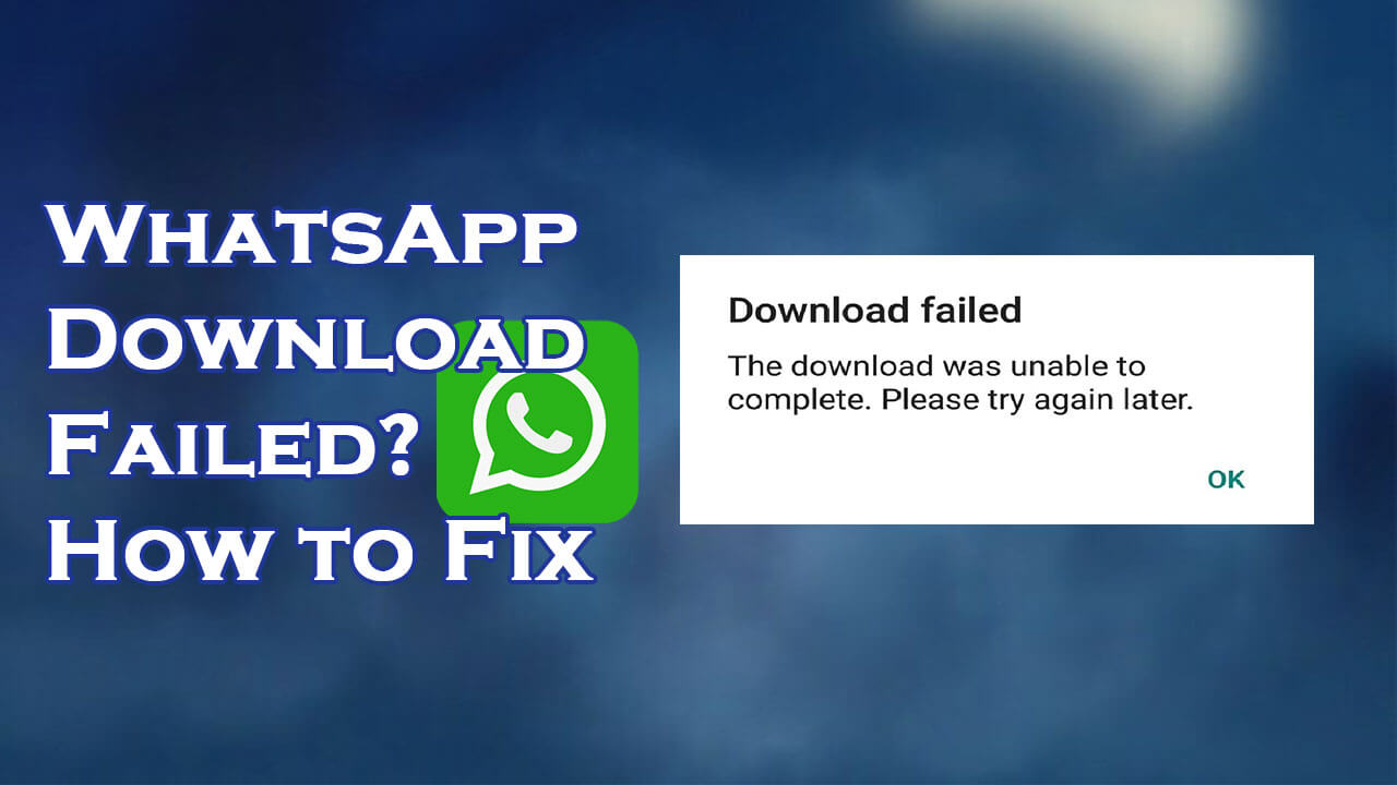 WhatsApp Download Failed