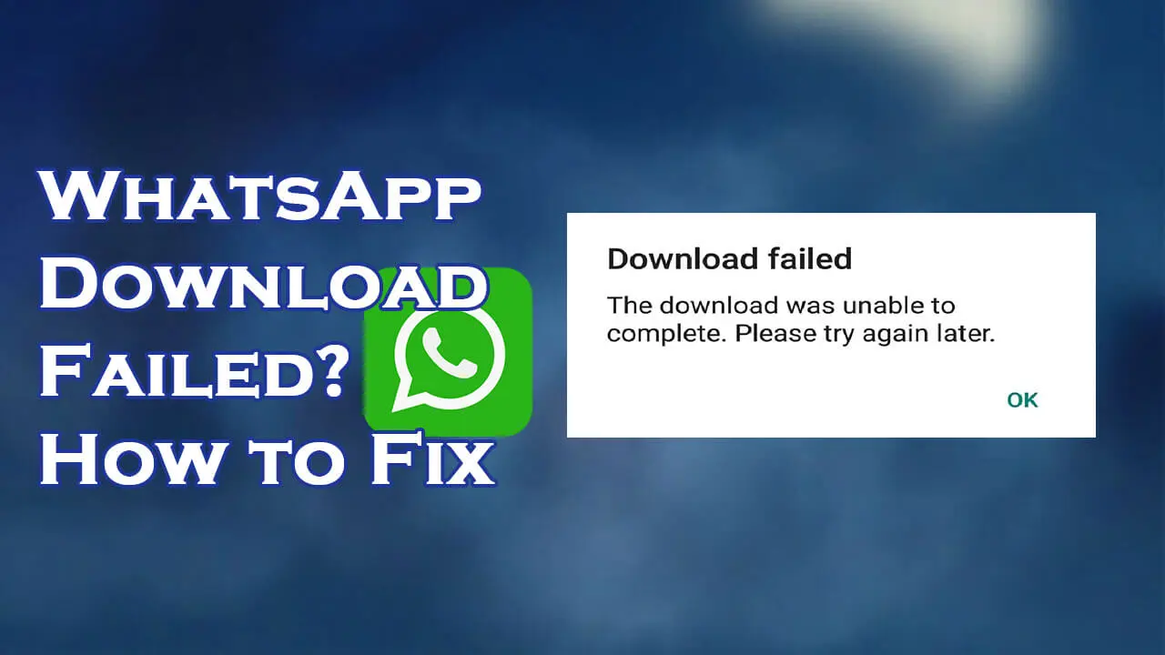 unable to download zip file from whatsapp