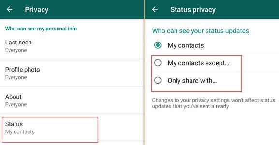 WhatsApp Settings