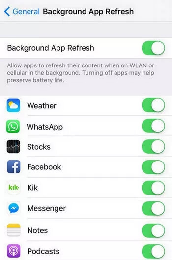  Stop Apps From Using Battery in the Background