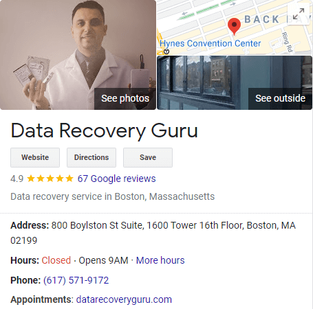data recovery guru