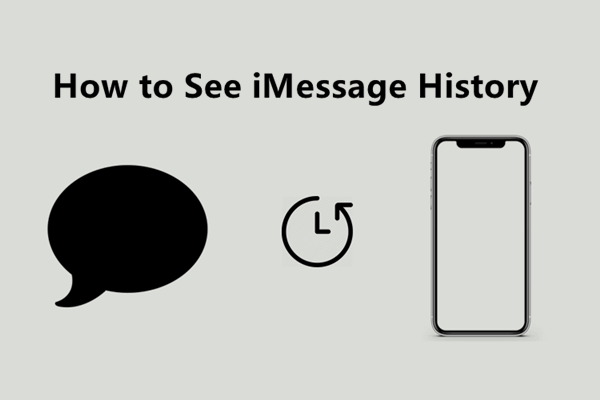 how to see imessage history
