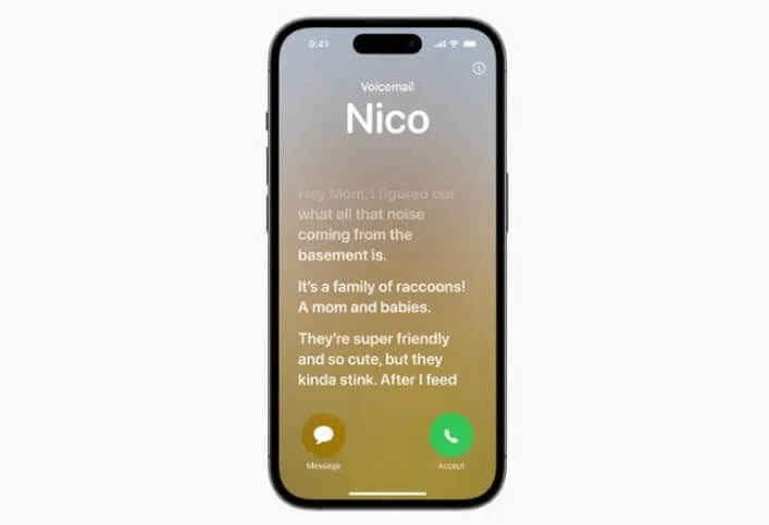 ios 17 live voicemail
