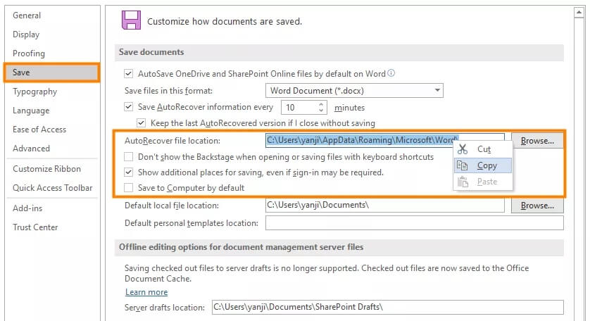 Recover Word Document From The Temp Files if accidentally saved over a word document