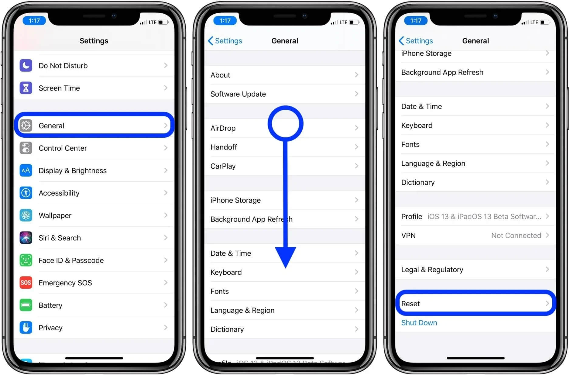  Restart iPhone Settings in StandBy Mode ios 17