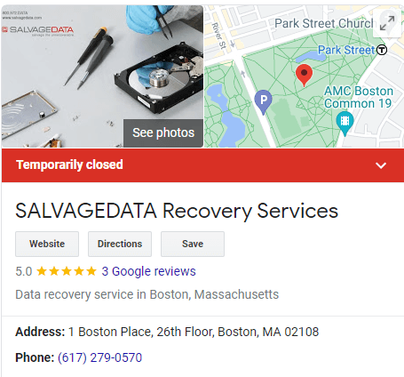 salvagedata data recovery