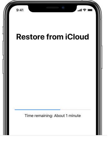 restore from icloud