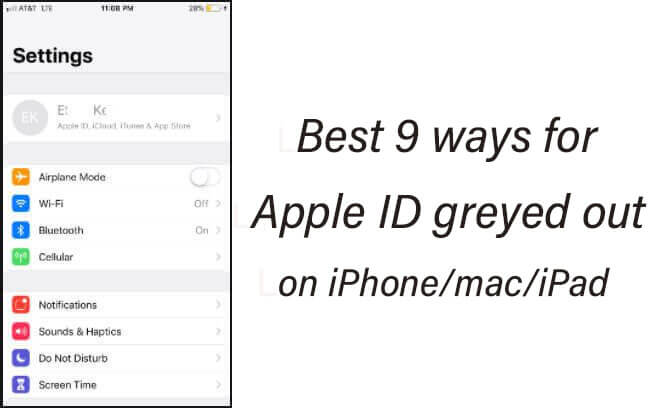 apple-id-disabled-why-is-my-apple-id-greyed-out-9-fix-ways