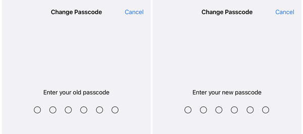 change passcode