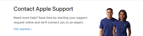 contact Apple support 