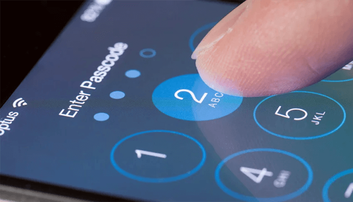enter passcode on iphone