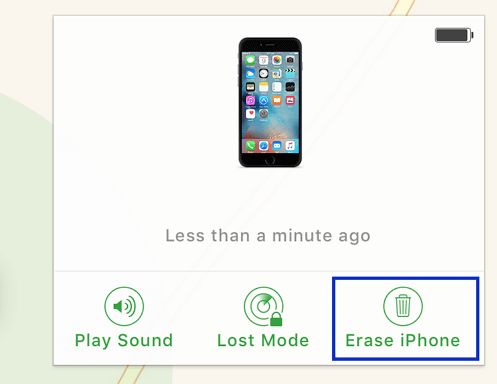 Erase iPhone