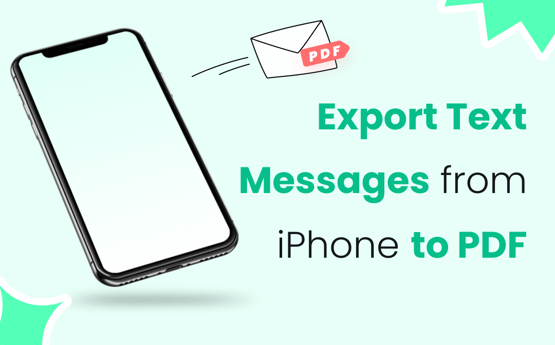 export text messages from iphone to pdf