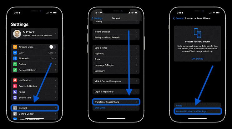 factory reset your iphone