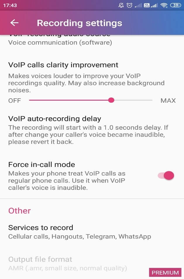 force voip call