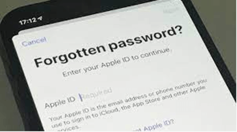 forgotten iphone password