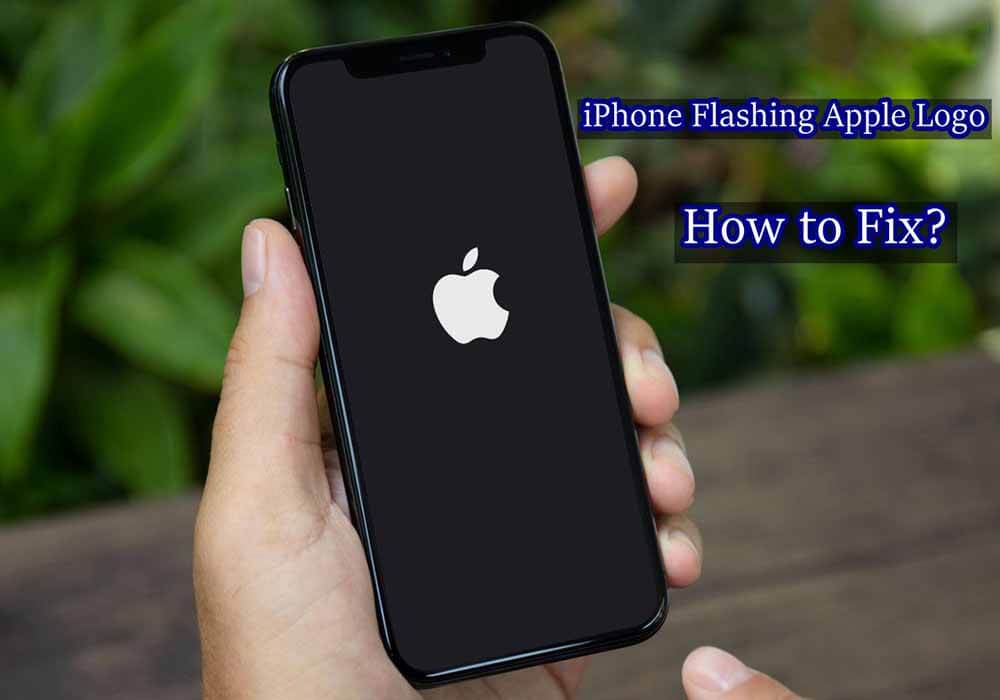 how to fix iphone flashing apple