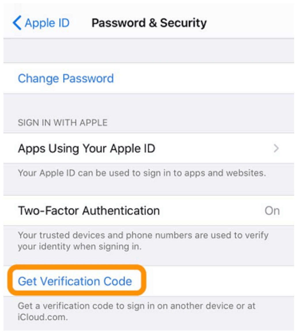 how to get generate verification code